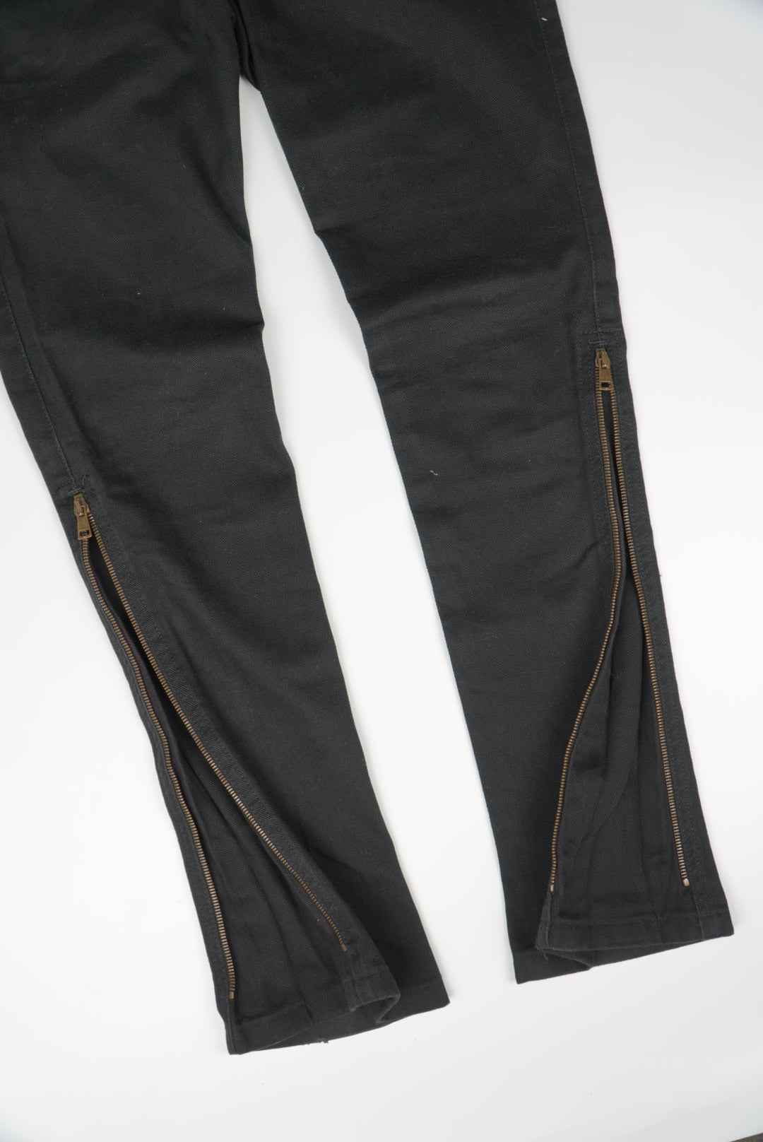Gucci by Tom Ford Black Zipper Flared Jeans