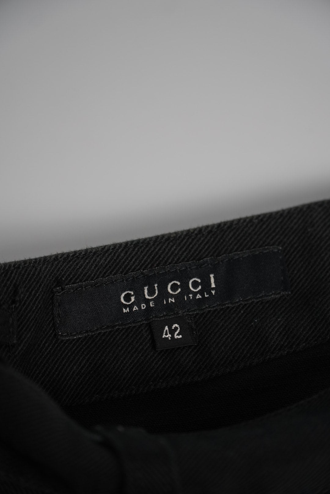 Gucci by Tom Ford Black Zipper Flared Jeans
