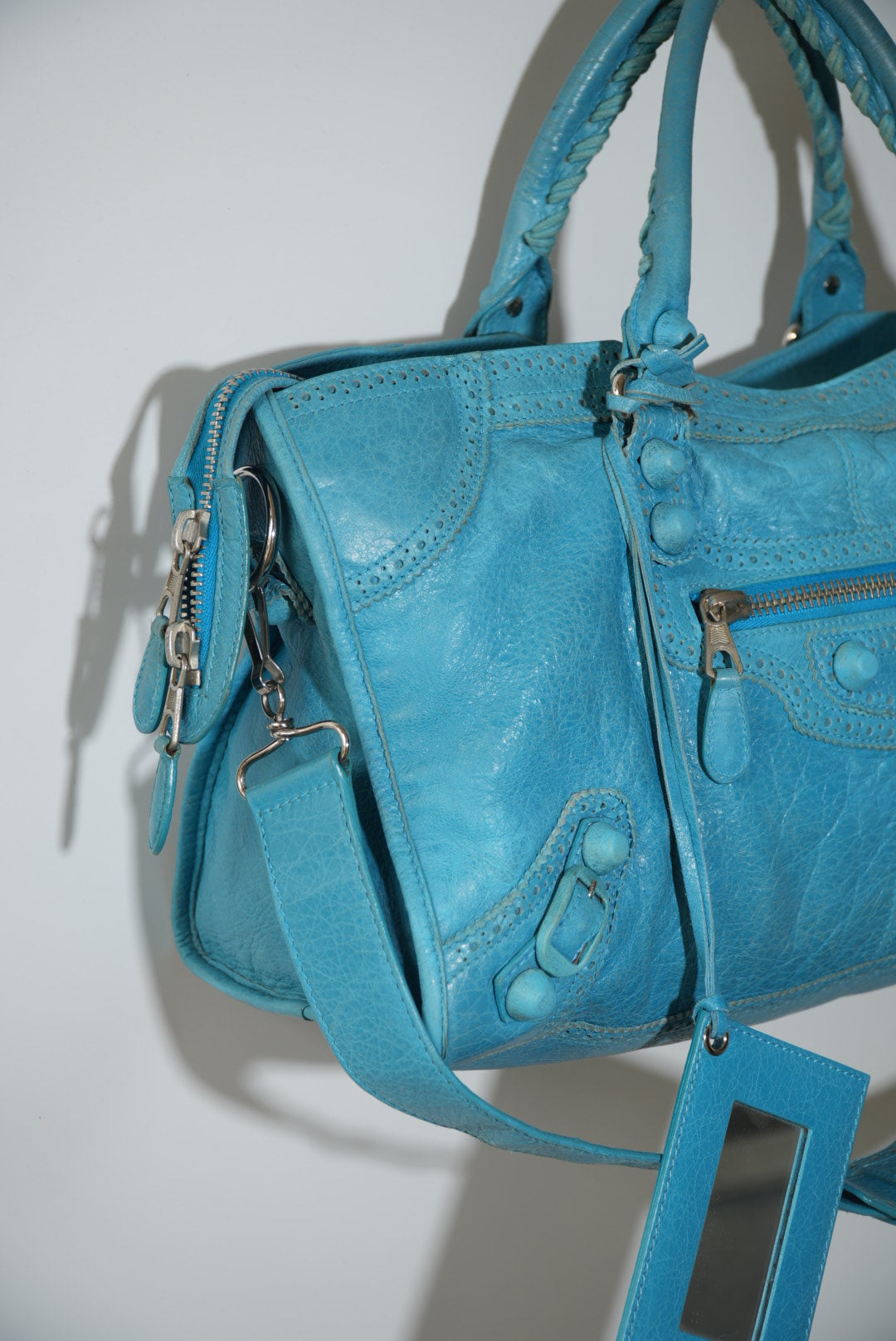 2000’s Balenciaga Tiffany Turquoise City Bag