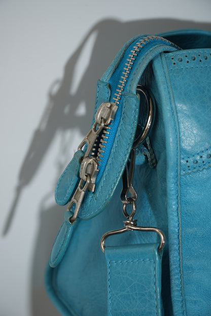 2000’s Balenciaga Tiffany Turquoise City Bag