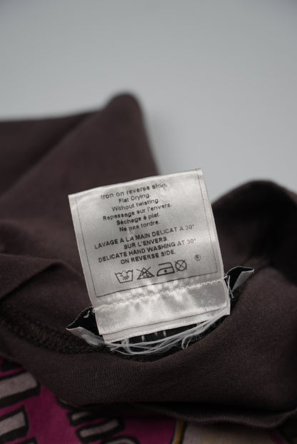 Rare Christian Dior 2000S Brown Taxi Alcohol T-Shirt