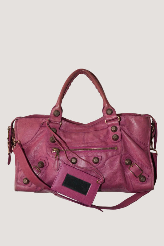 2000’s Balenciaga Cyclamen Giant 21 Rose Gold Part Time Bag