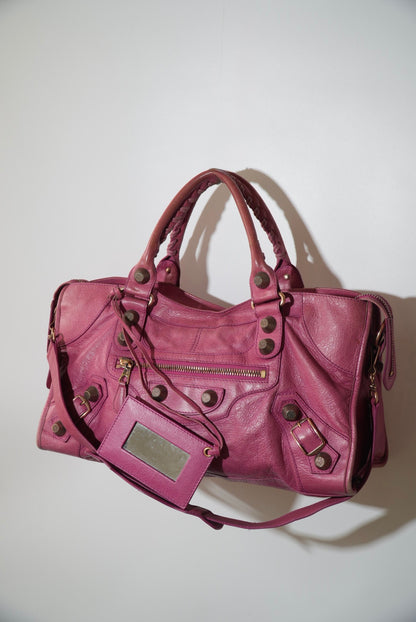 2000’s Balenciaga Cyclamen Giant 21 Rose Gold Part Time Bag