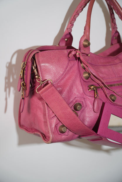 2000’s Balenciaga Cyclamen Giant 21 Rose Gold Part Time Bag
