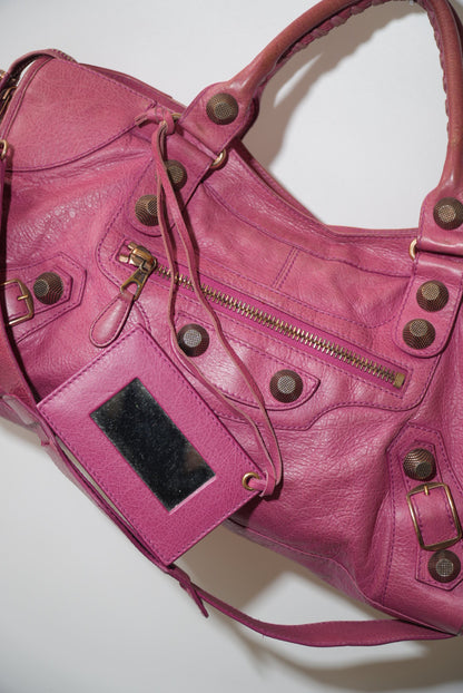 2000’s Balenciaga Cyclamen Giant 21 Rose Gold Part Time Bag