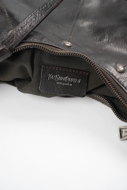 Yves Saint Laurent Rive Gauche Studded Leather Pochette