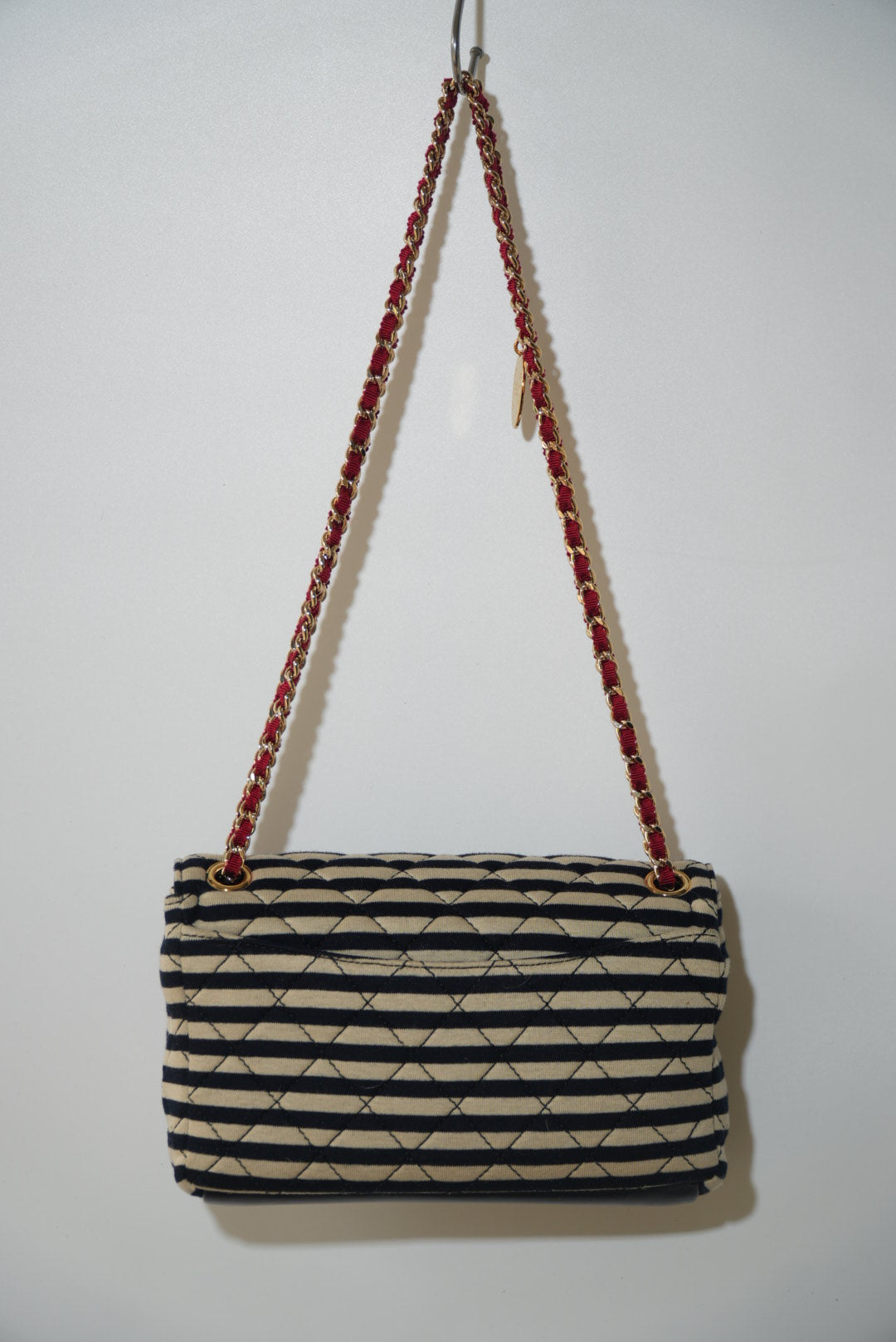 2014 Chanel Jersey Quilted Small Coco Sailor Flap bag