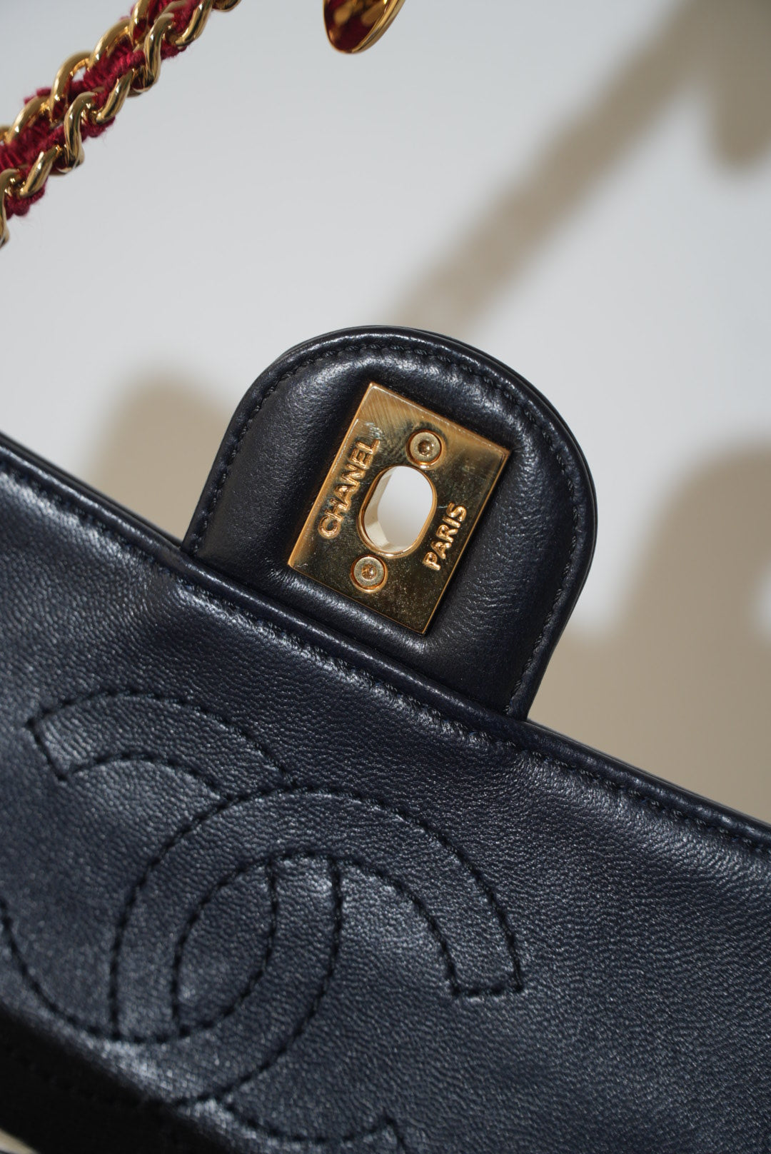 2014 Chanel Jersey Quilted Small Coco Sailor Flap bag
