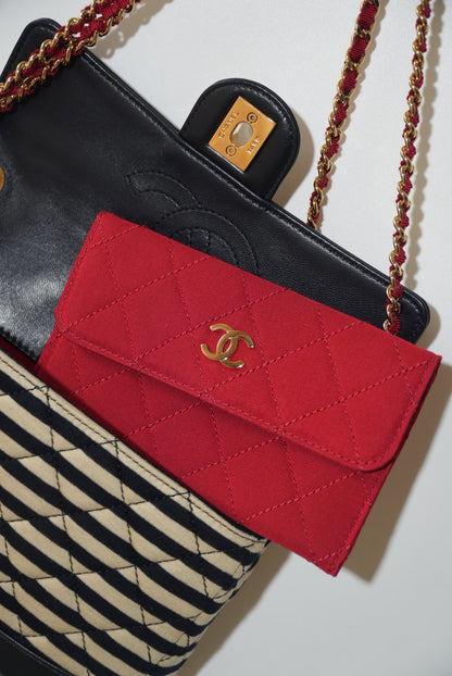2014 Chanel Jersey Quilted Small Coco Sailor Flap bag