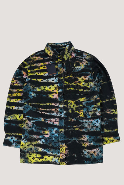 Louis Vuitton Black Tie Dye Denim Jacket