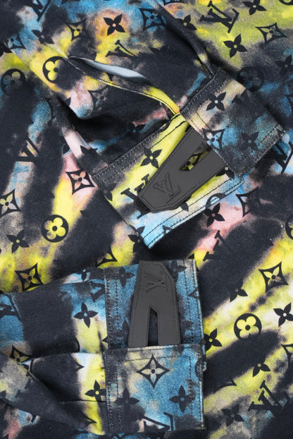 Louis Vuitton Black Tie Dye Denim Jacket