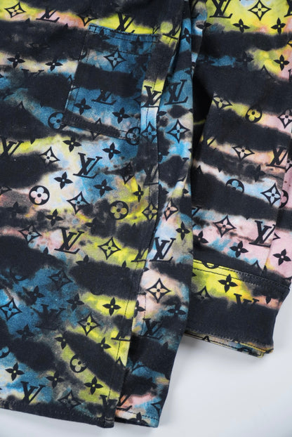 Louis Vuitton Black Tie Dye Denim Jacket