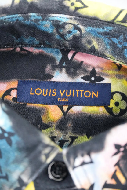 Louis Vuitton Black Tie Dye Denim Jacket