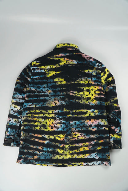 Louis Vuitton Black Tie Dye Denim Jacket