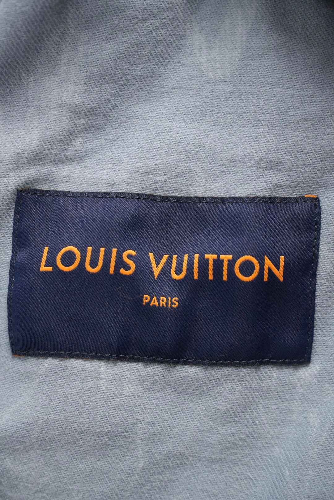 Louis Vuitton Blue Floral Print Denim Jacket