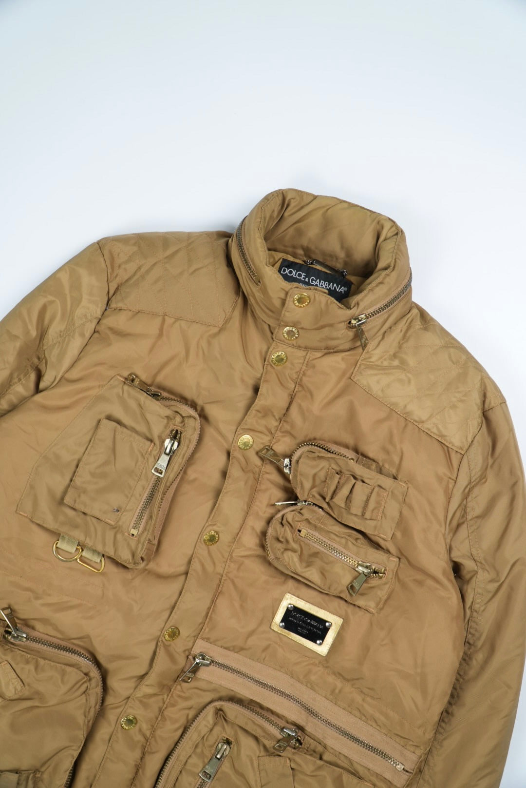 Dolce & Gabbana Convertible Cargo Multi-Pocket Field Jacket