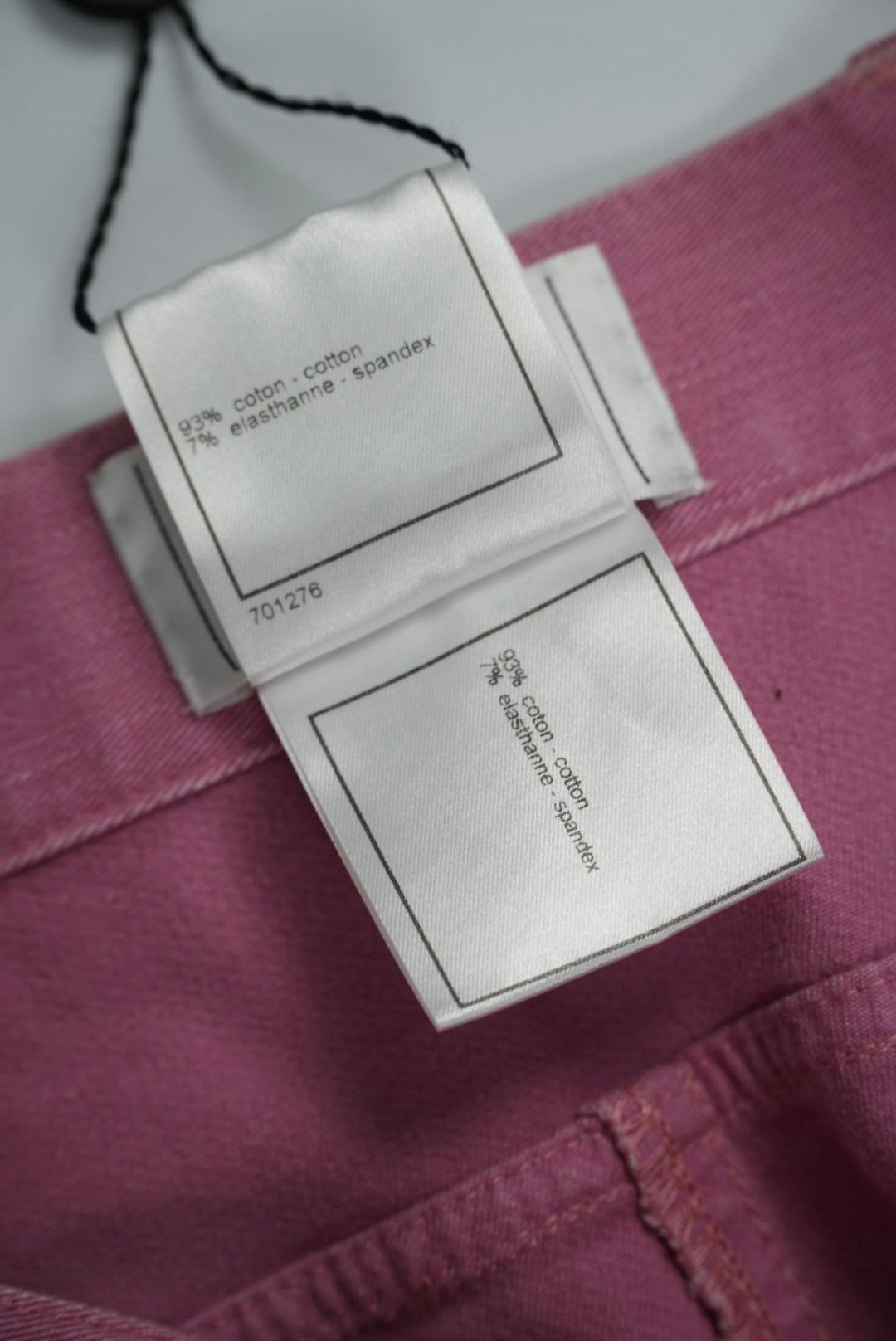 Chanel 2004 Pink Flare Jeans with Quilted Front Pockets