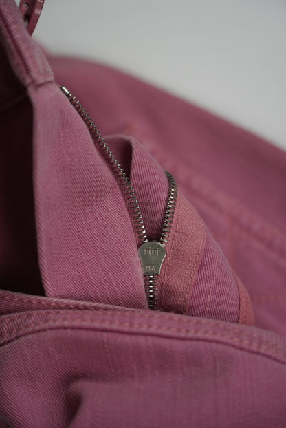 Chanel 2004 Pink Flare Jeans with Quilted Front Pockets