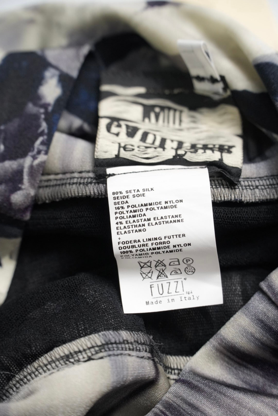 Jean Paul Gaultier Maille Femme Balck & White Pleated Skirt