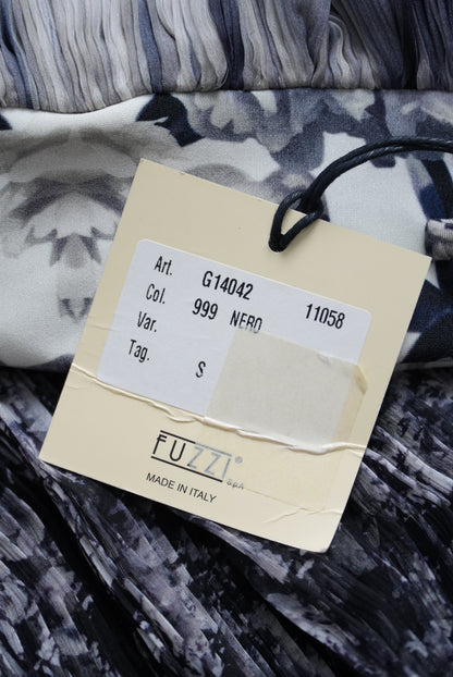 Jean Paul Gaultier Maille Femme Balck & White Pleated Skirt