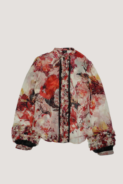 Jean Paul Gaultier Gaultier Floral Print Blouse