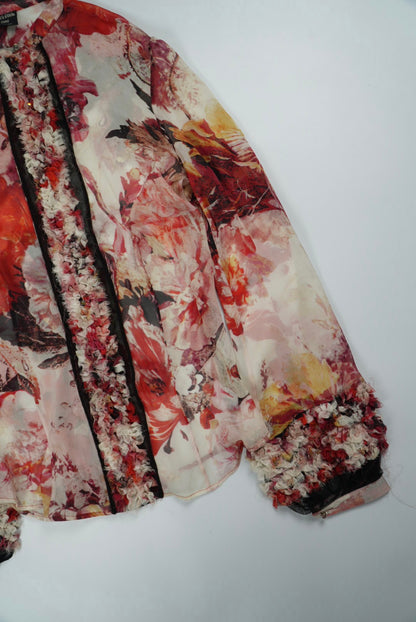 Jean Paul Gaultier Gaultier Floral Print Blouse