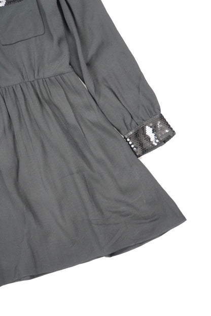 Celine Mini Workwear Dress in Viscose Sablé