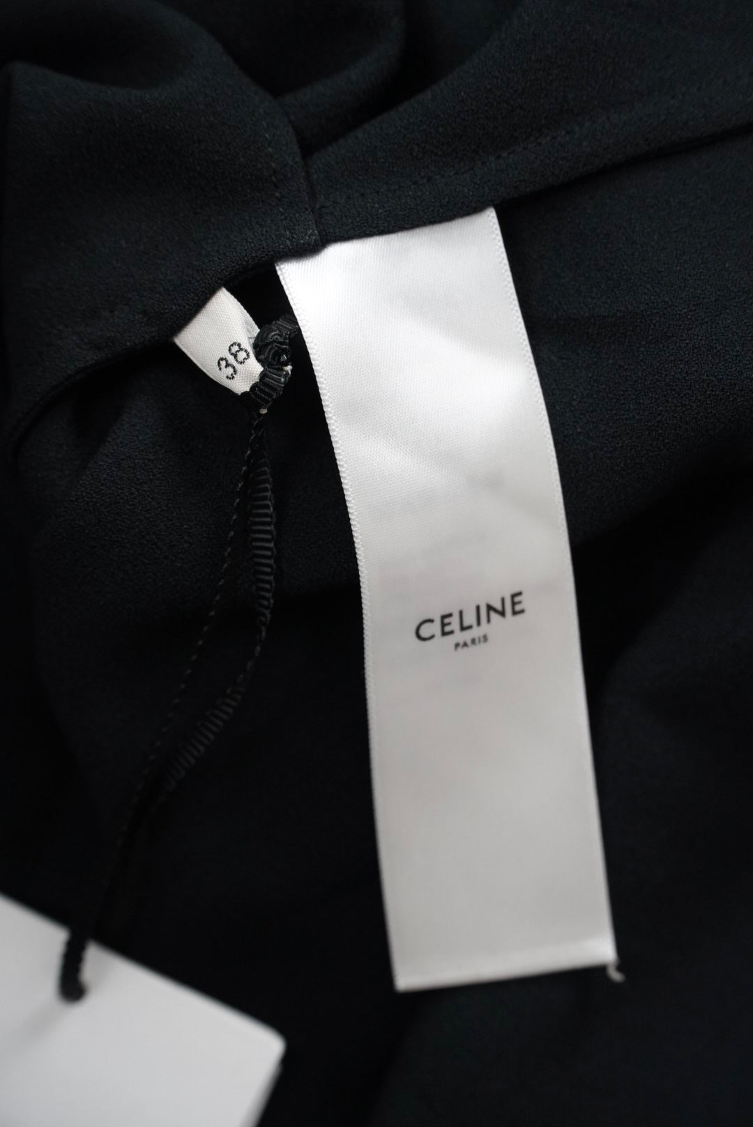 Celine Mini Workwear Dress in Viscose Sablé