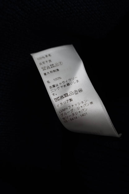 Celine by Hedi Slimane Navy Blue Crew Neck Sweater