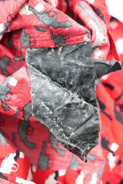 Prada 2012 Gun Print Red Shirt