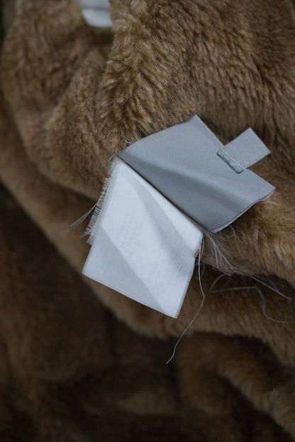 Chanel Sports Fall 2001 Blue CC Fur Bomber Jacket