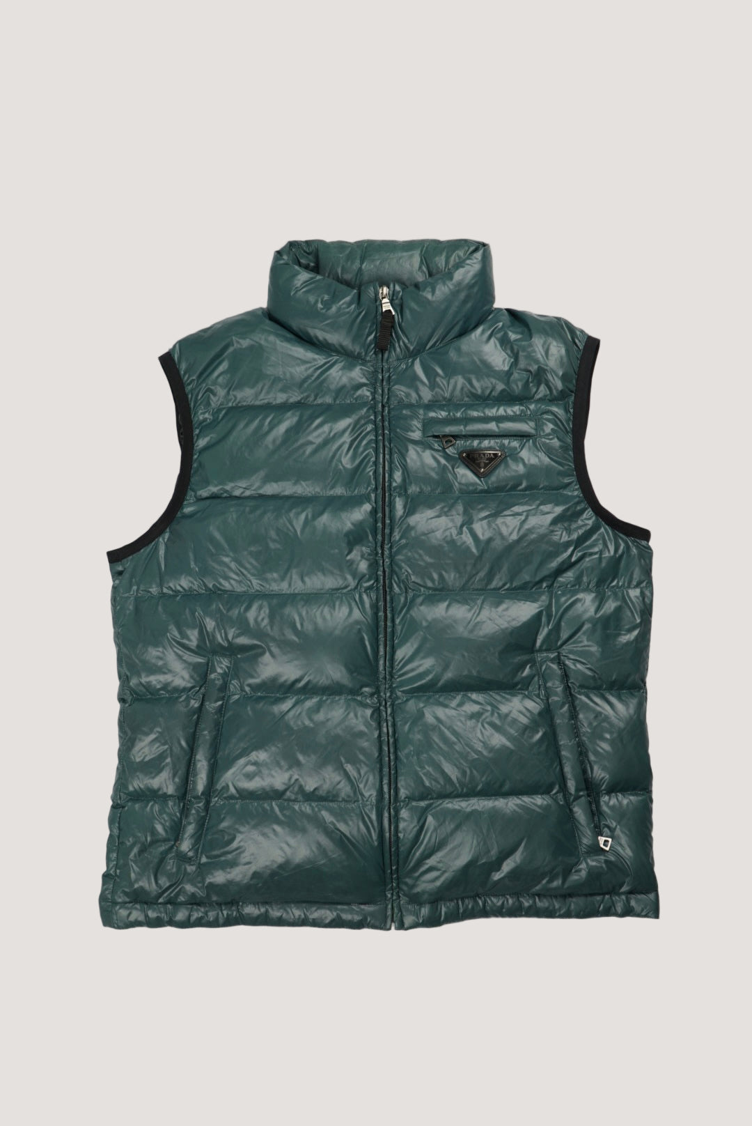 Prada Dark Green Nylon Vest