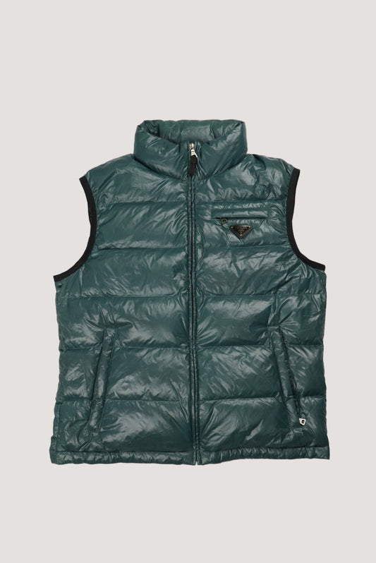 Prada Dark Green Nylon Vest