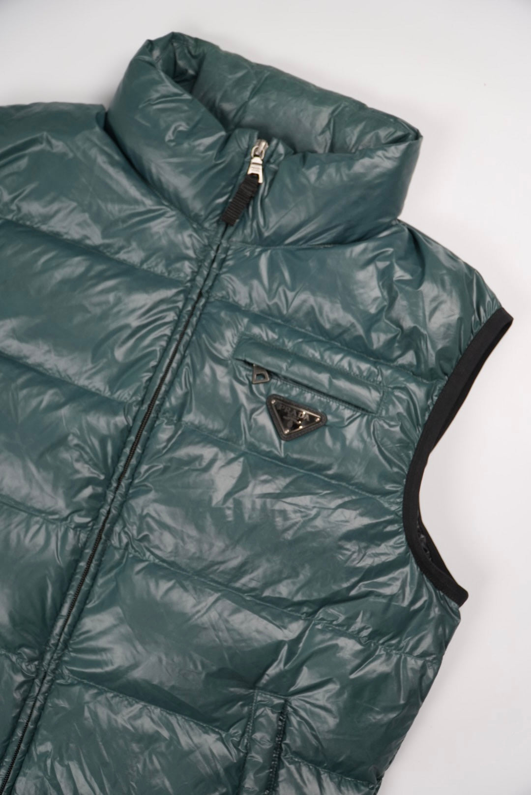 Prada Dark Green Nylon Vest