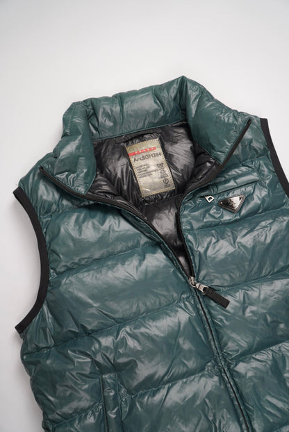 Prada Dark Green Nylon Vest