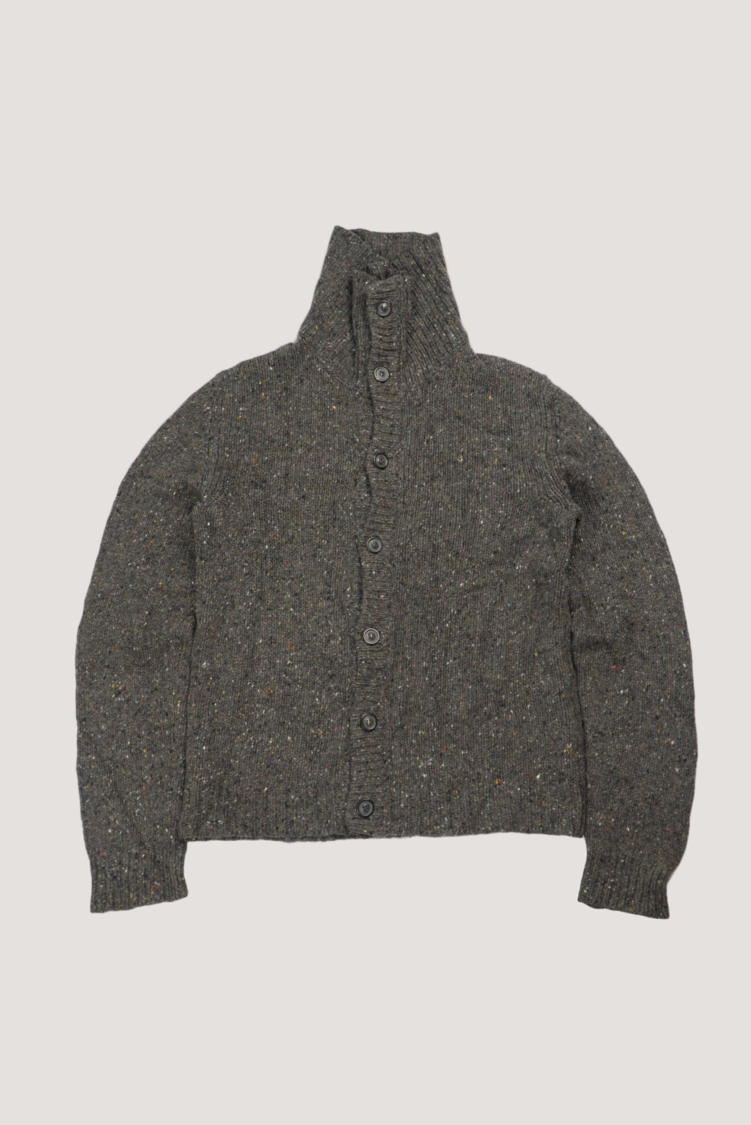 Maison Margiela Artisanal Wool Knit Cardigan