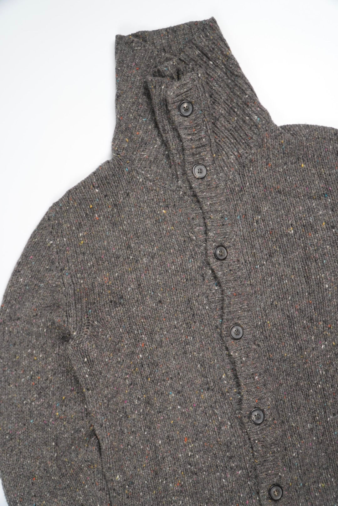 Maison Margiela Artisanal Wool Knit Cardigan