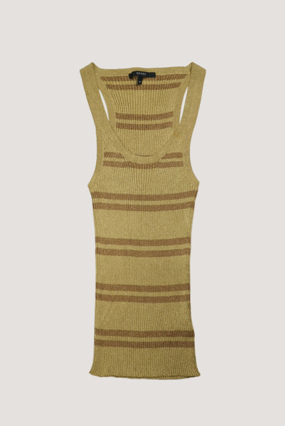 Gucci Gold Metallic Tank