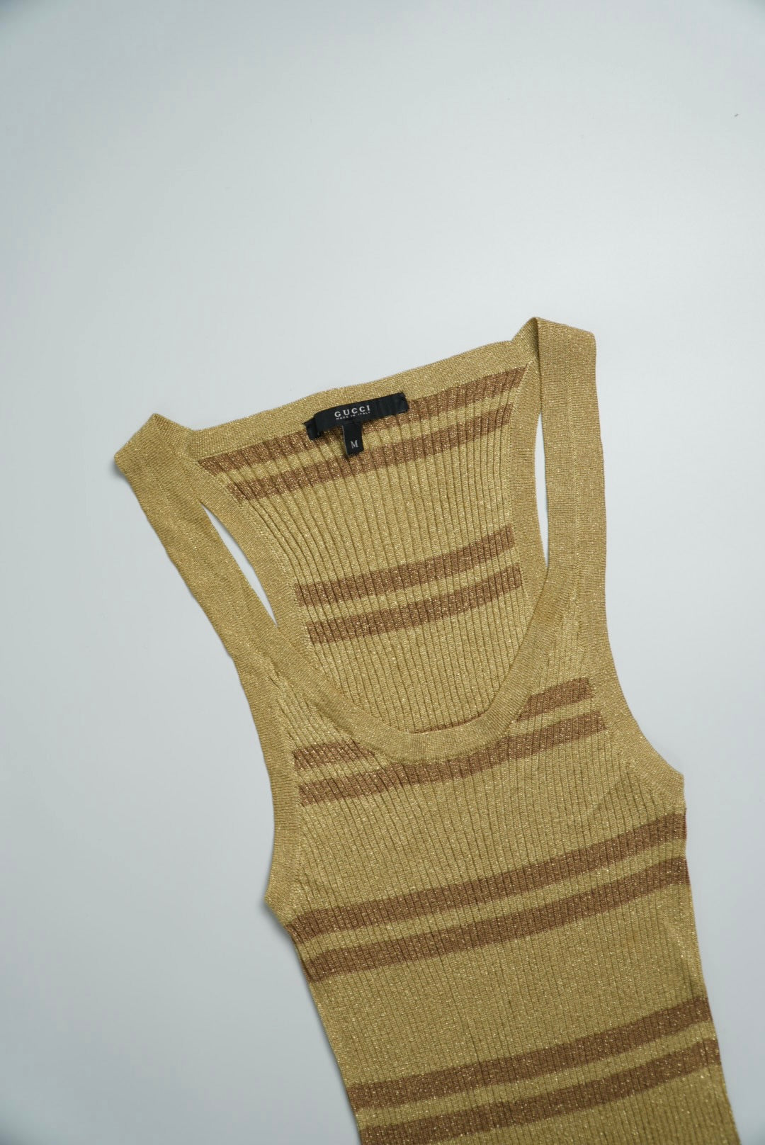 Gucci Gold Metallic Tank