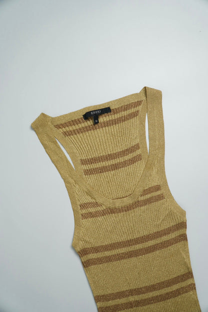 Gucci Gold Metallic Tank