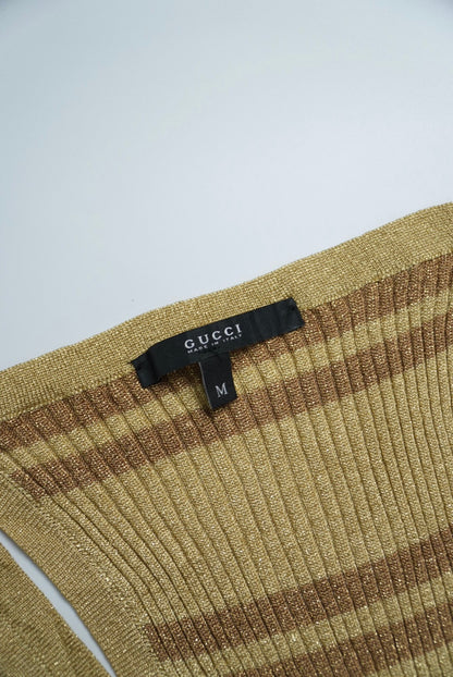 Gucci Gold Metallic Tank