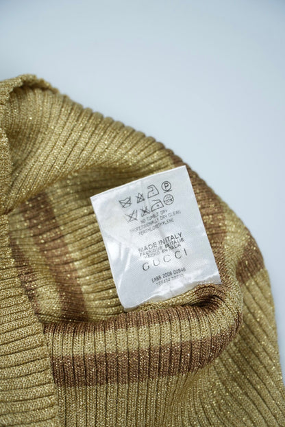 Gucci Gold Metallic Tank