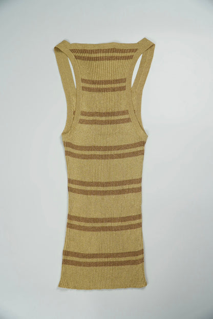 Gucci Gold Metallic Tank