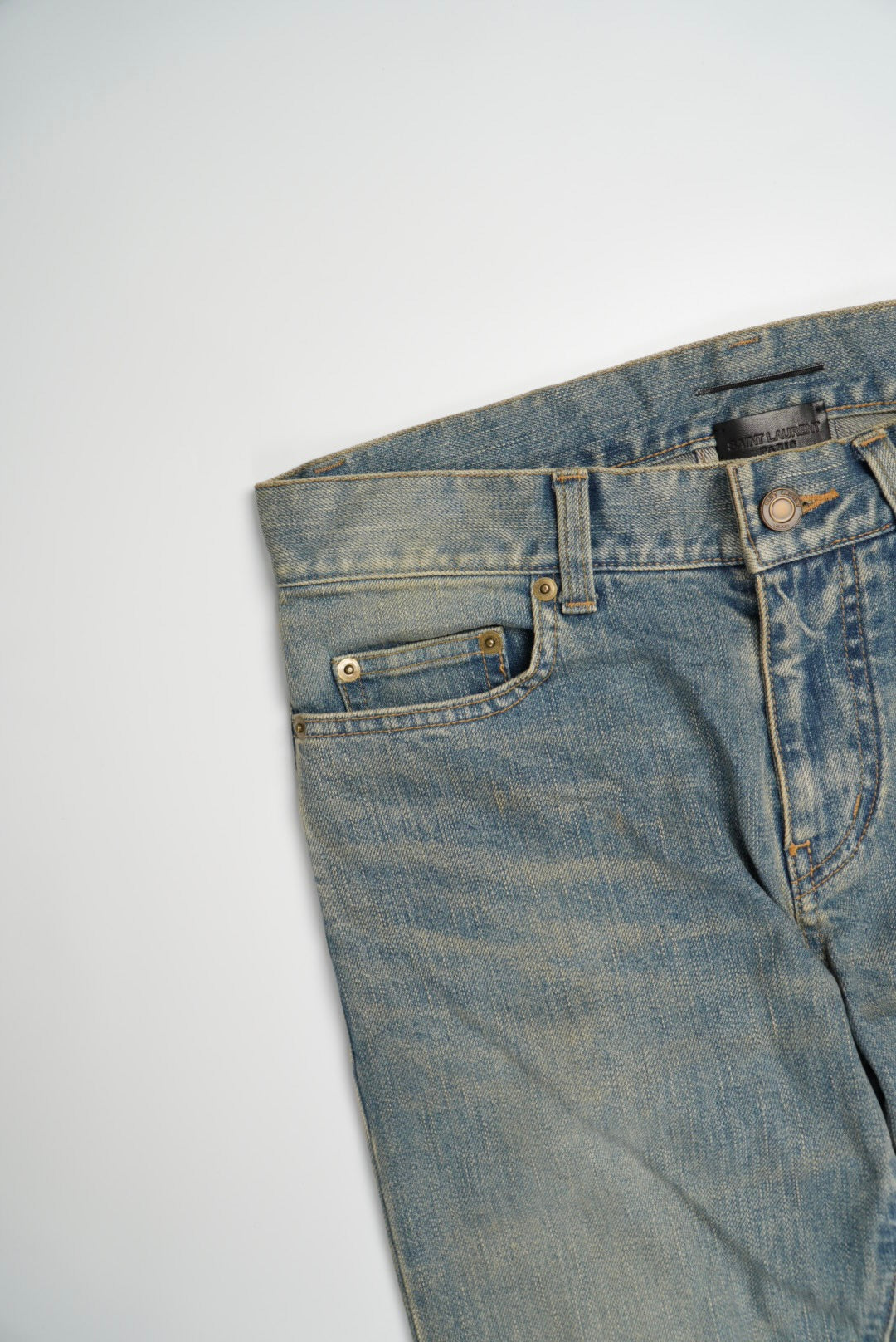 Saint Laurent SS16 Ripped Jeans