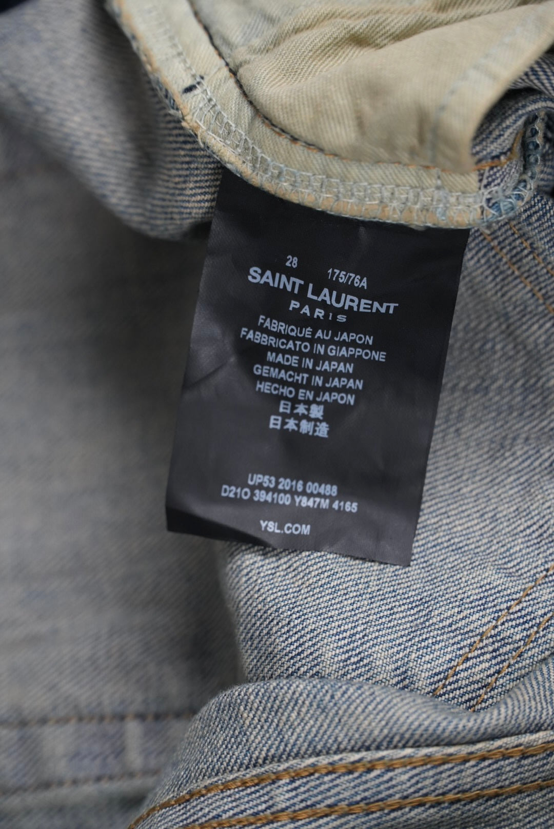 Saint Laurent SS16 Ripped Jeans