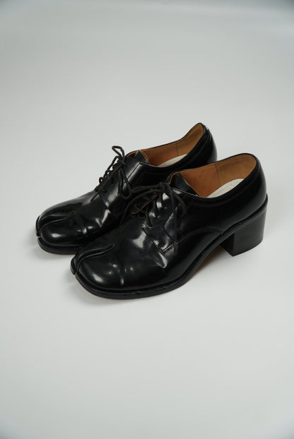 Maison Martin Margiela Lace-Up Derbies in Black Leather