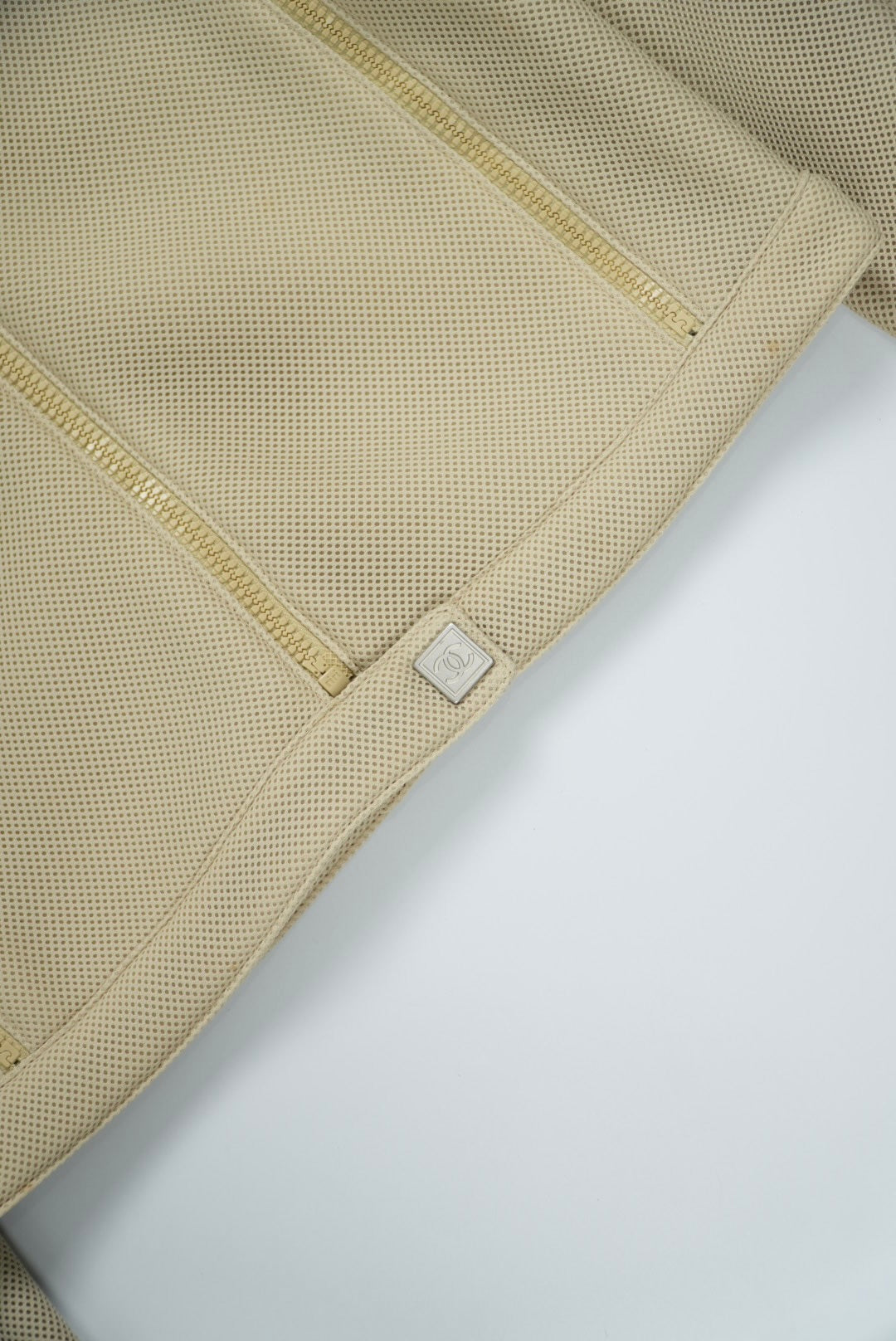 Chanel Sport 2003 Beige Zip Jacket