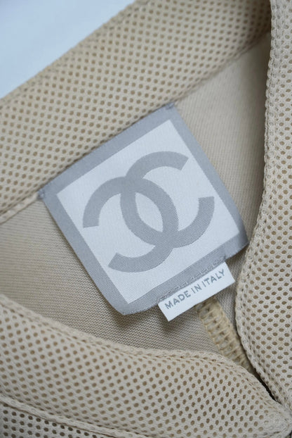Chanel Sport 2003 Beige Zip Jacket