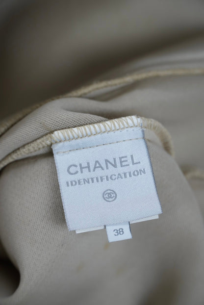 Chanel Sport 2003 Beige Zip Jacket