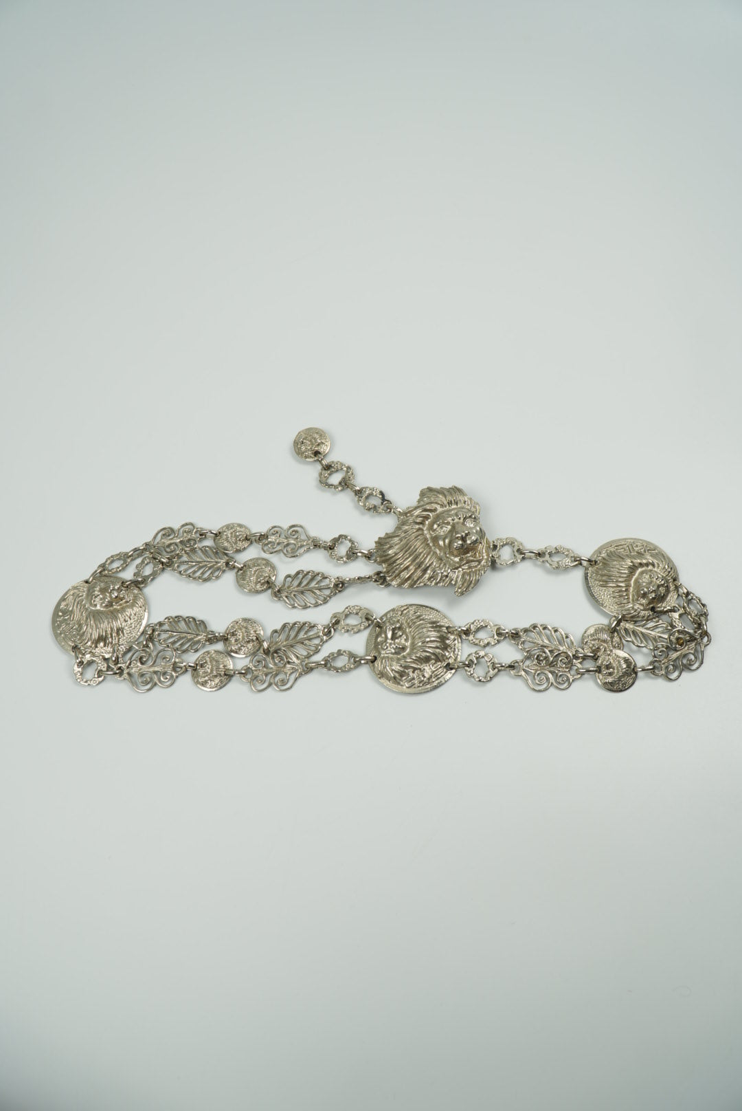 Versus Versace Archive Silver Lion Head Body Jewelry
